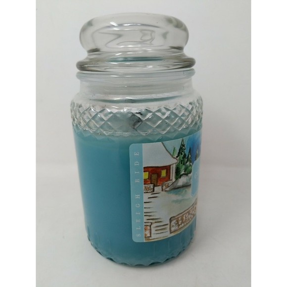 Gold Canyon Candle Sleigh Ride Full Large Size 26 oz Retired Scent Christmas VTG - Picture 5 of 8